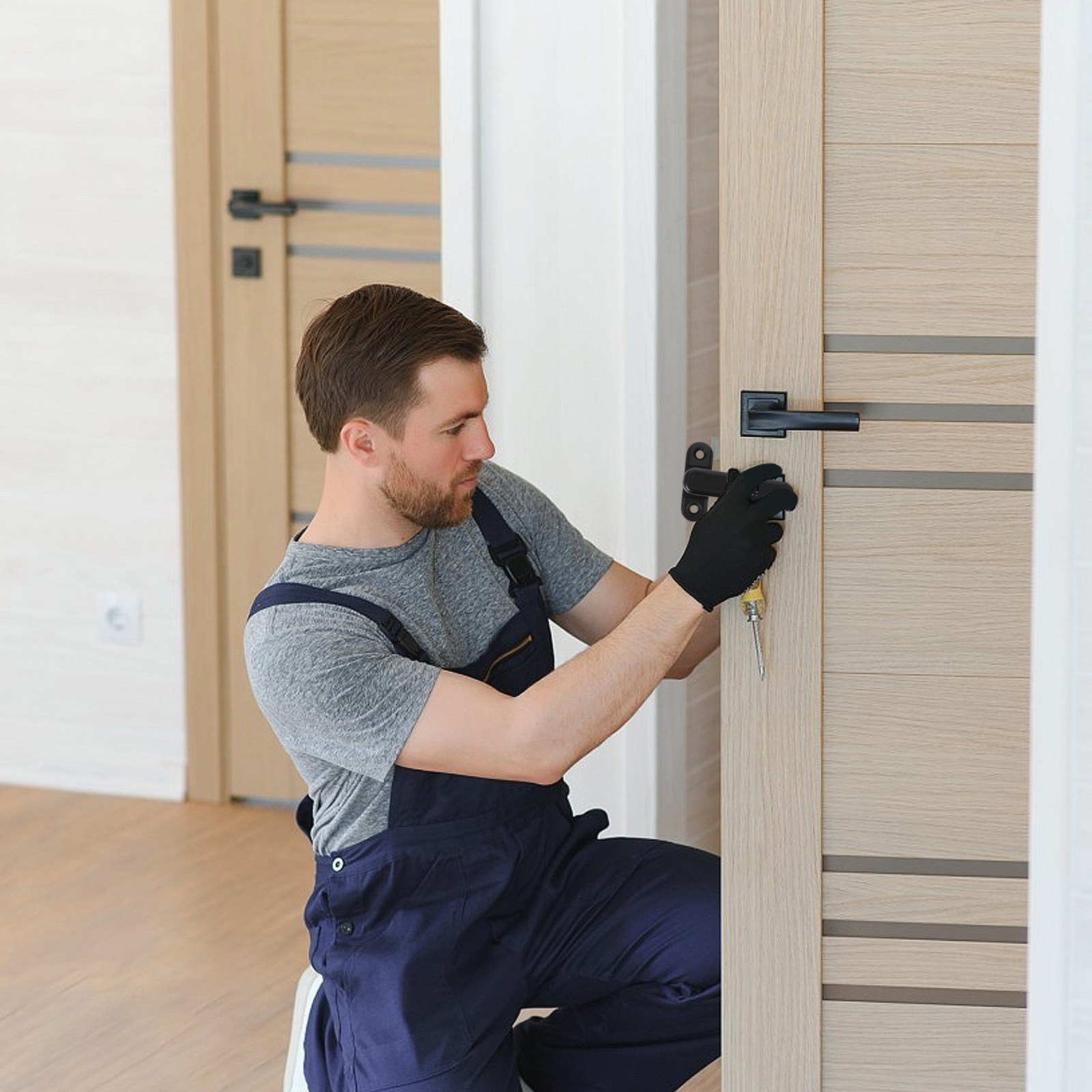 Door Stop Alarm - Deurstopper Alarm Deurblokkade Anti-diefstal Reisveiligheidsslot voor