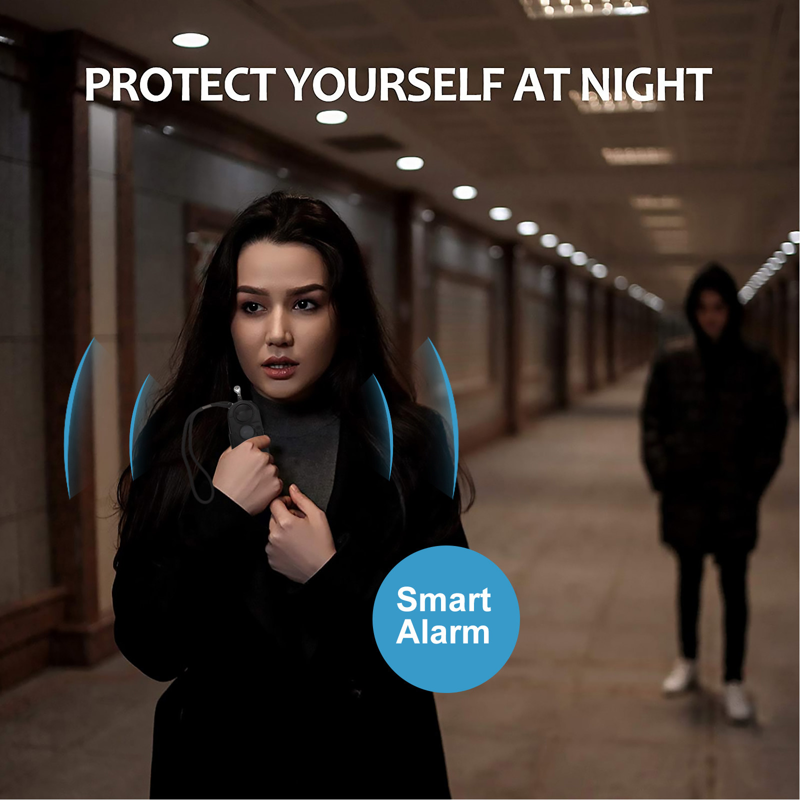 Personal Alarm Keychain - Premium persoonlijk alarm sleutelhanger voor vrouwen