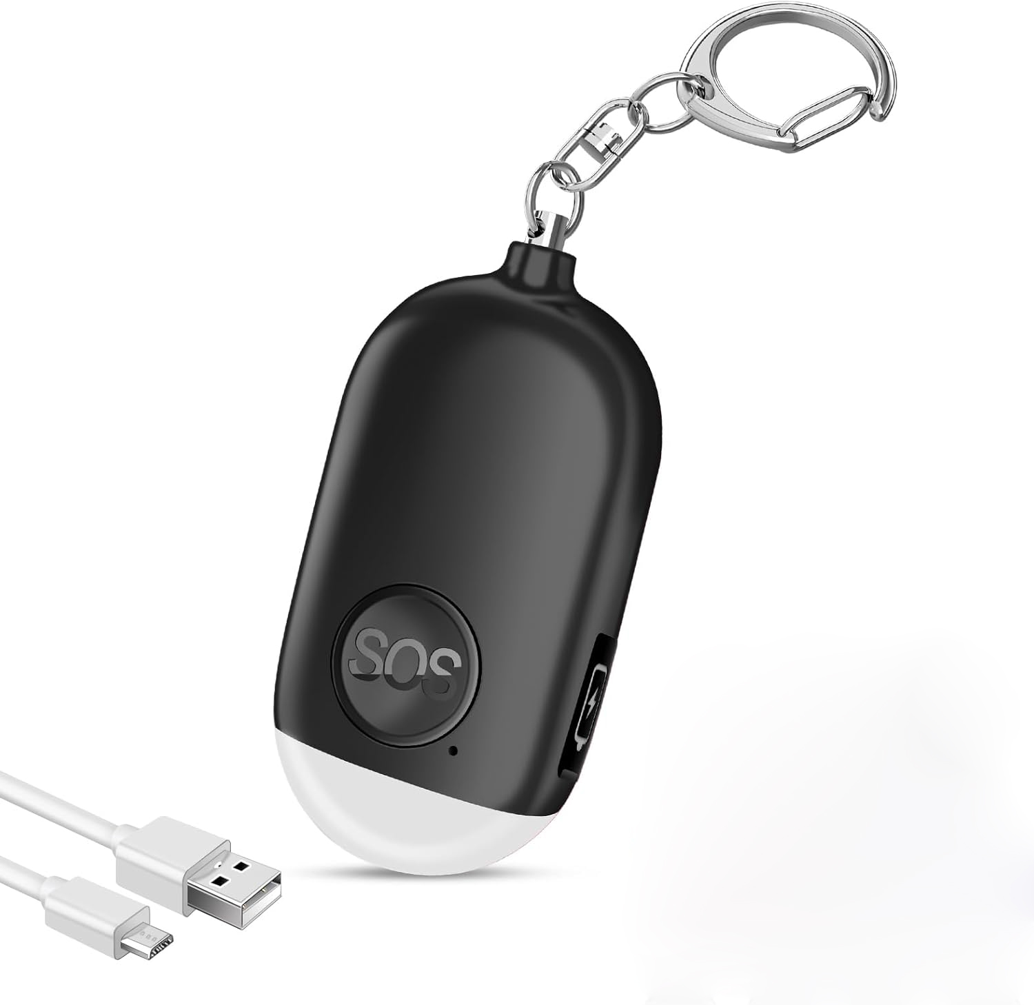 Personal Alarm Keychain - 1pc ultra-luid 130DB persoonlijk veiligheidsgeluid alarm