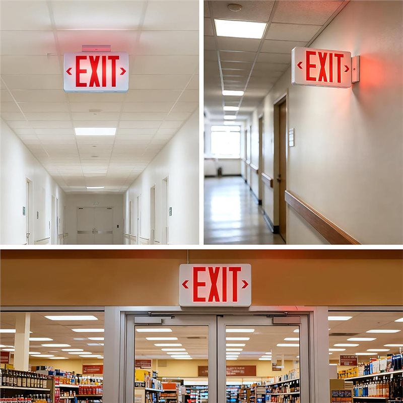 ABKQ-UL Gecertificeerde LED-ui - Emergency Exit Sign recensie en prijs