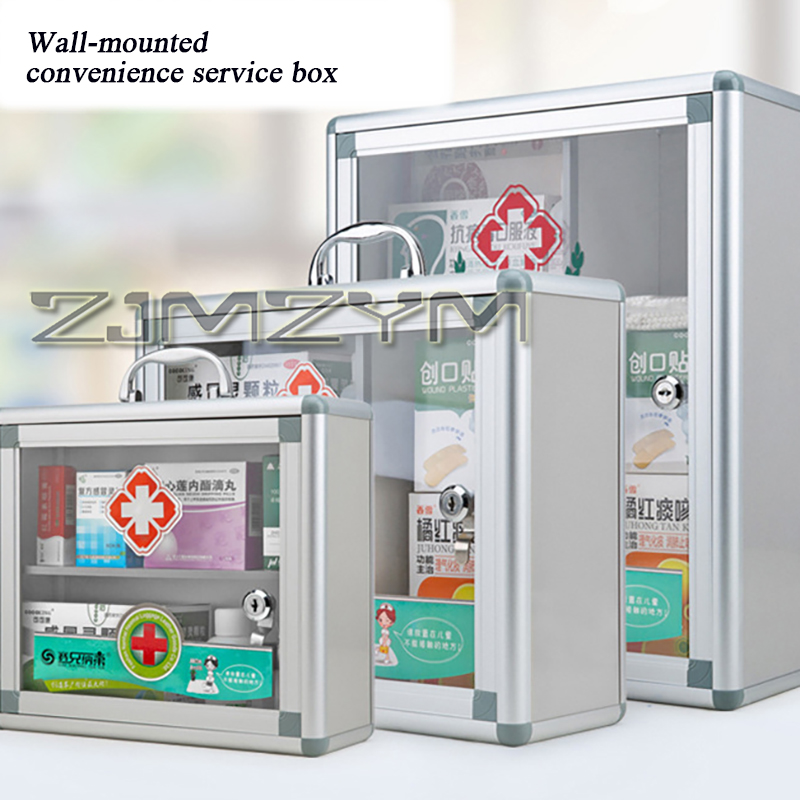 Draagbare medicijndoos van alu - Medicine Cabinet Lock recensie en prijs