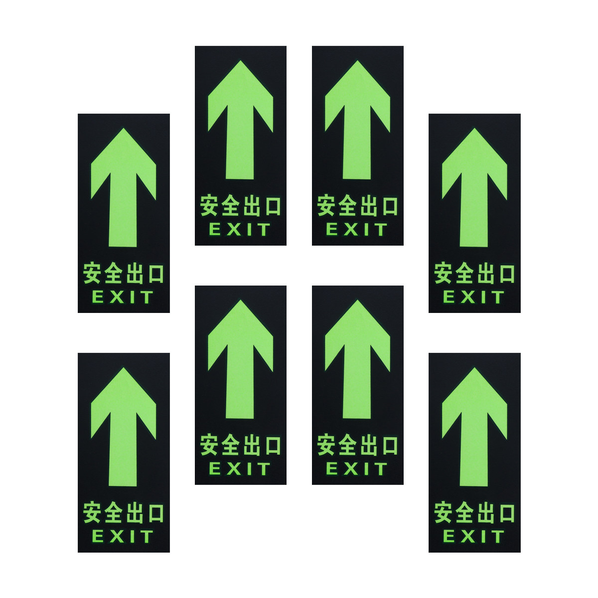8 stuks veiligheidsuitgangsbor - Emergency Exit Sign recensie en prijs