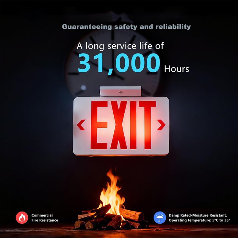 A46U UL-gecertificeerde LED-ui - Emergency Exit Sign recensie en prijs