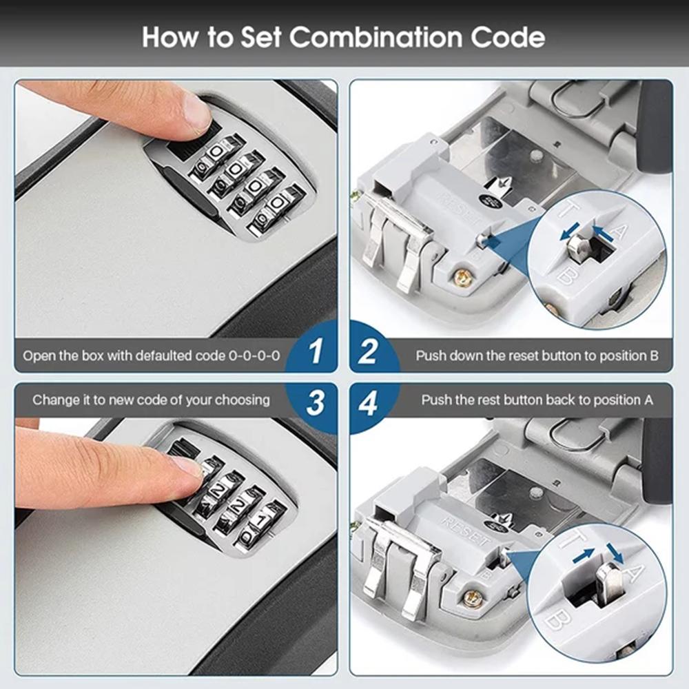 Aan de muur gemonteerde sleute - Lockbox Key Secure recensie en prijs